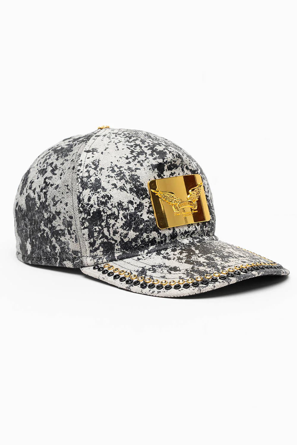 ROBIN’S GOLD PLATED CAP IN PALE RITUAL EMBELLISHED - Image 2