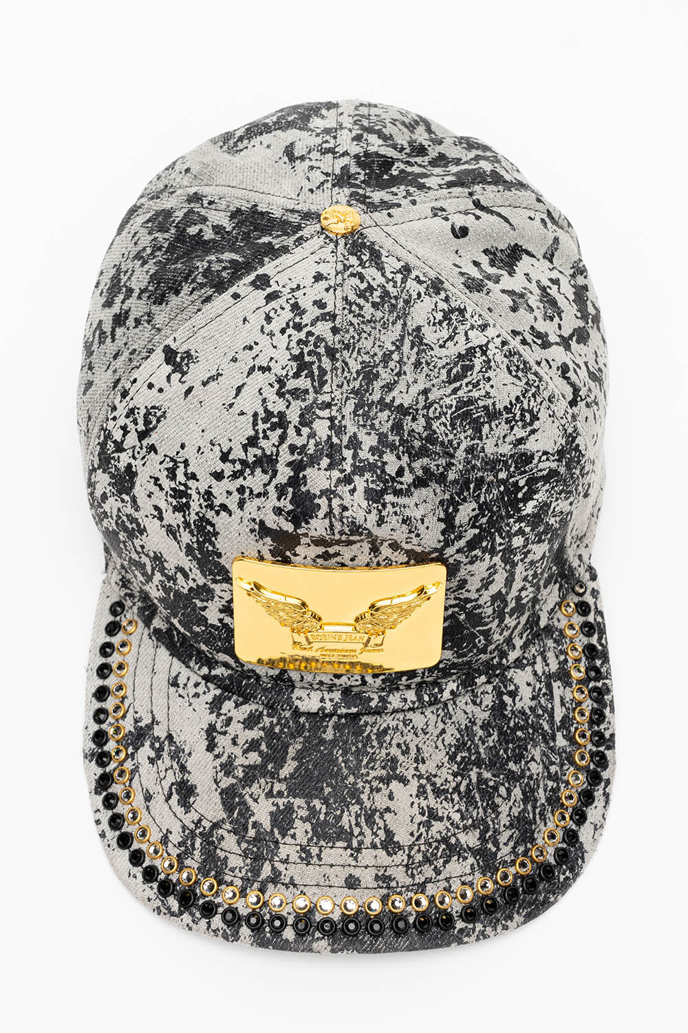 ROBIN’S GOLD PLATED CAP IN PALE RITUAL EMBELLISHED - Image 3