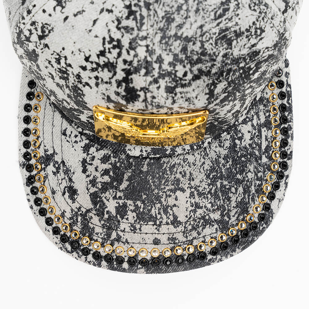 ROBIN’S GOLD PLATED CAP IN PALE RITUAL EMBELLISHED - Image 4