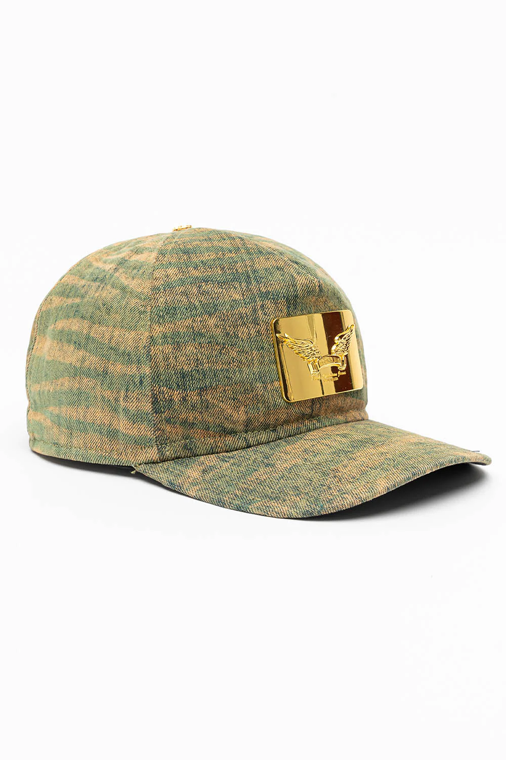 ROBIN’S GOLD PLATED CAP IN K-WASH TURQUOISE - Image 2