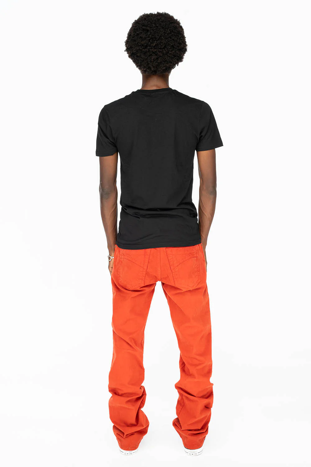 CLASSIC 5 POCKET STRAIGHT LEG JEANS IN BRICK - Image 6