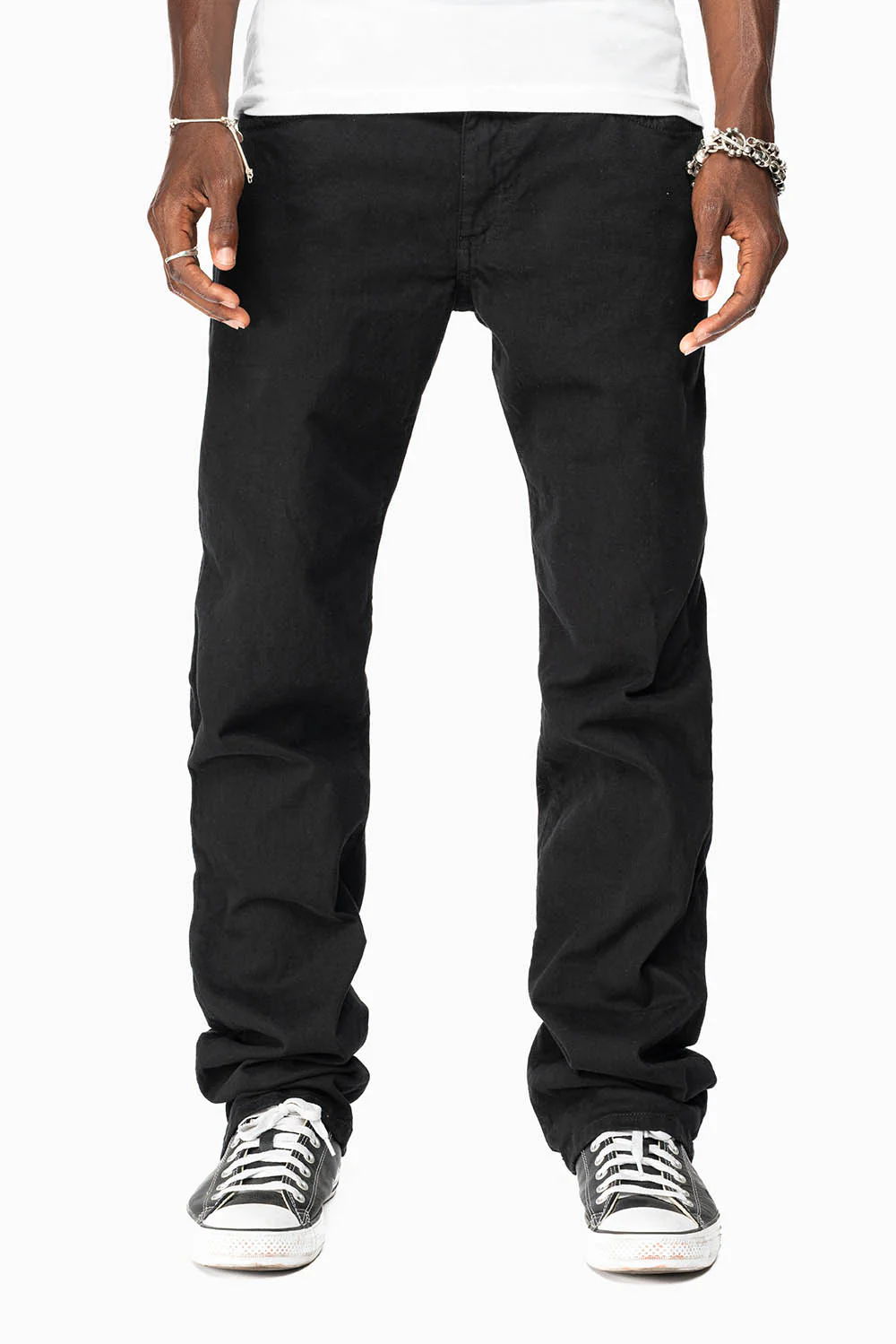 CLASSIC STRAIGHT LEG JEANS IN BLACK WASH - Image 5