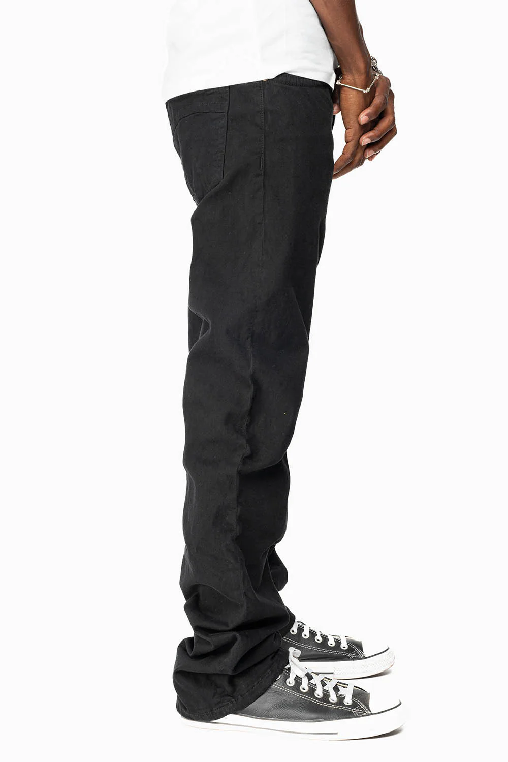 CLASSIC STRAIGHT LEG JEANS IN BLACK WASH - Image 6