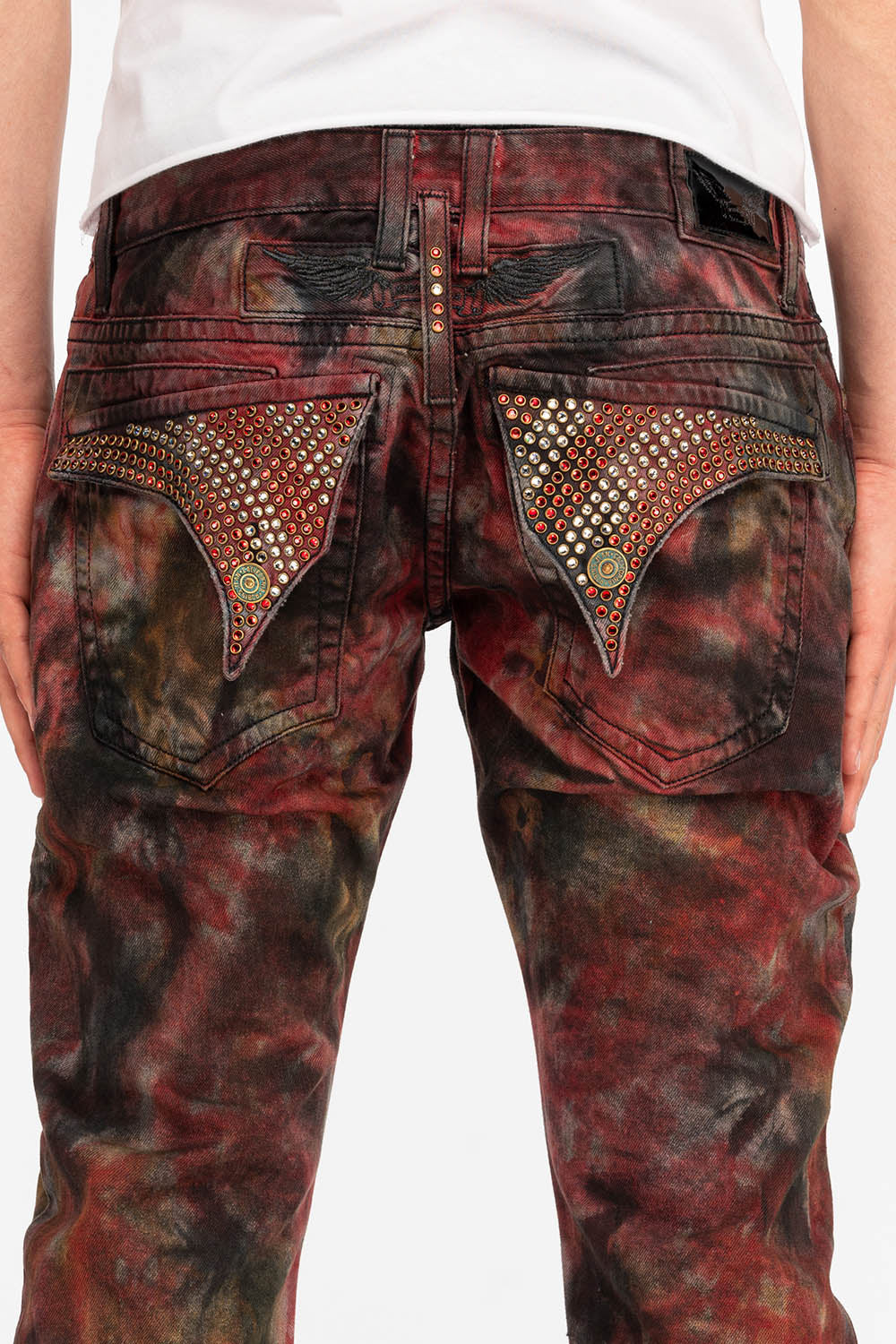 ROBIN'S MEN'S SLIM JEANS WITH CRYSTALS IN BOGOTA - Image 3