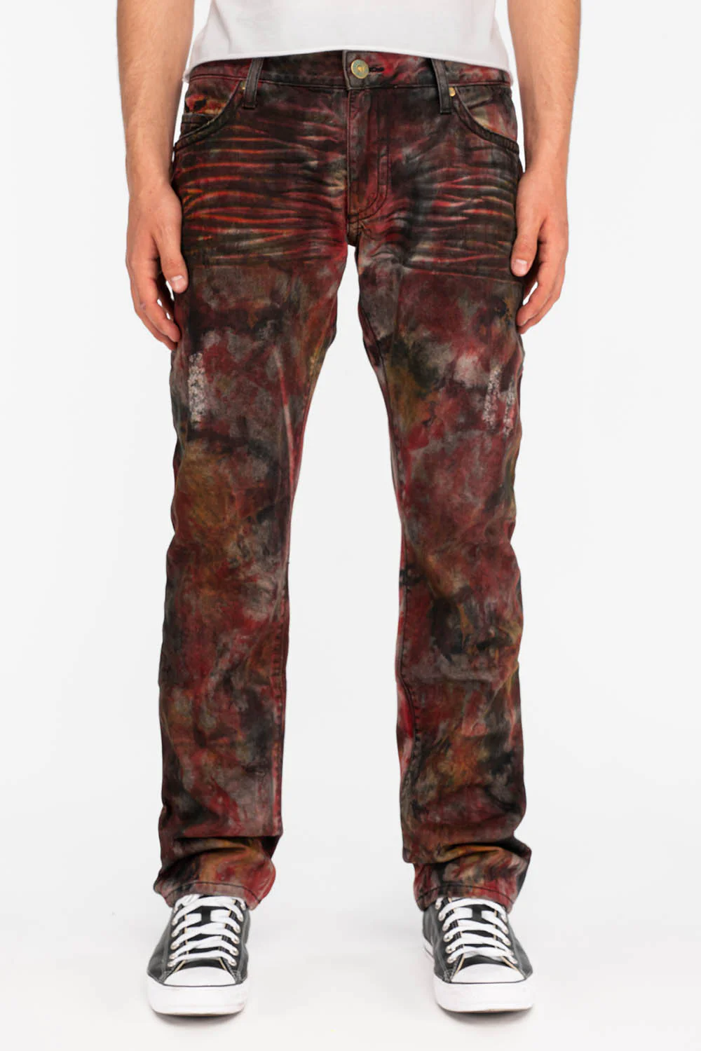 ROBIN'S MEN'S SLIM JEANS WITH CRYSTALS IN BOGOTA - Image 4