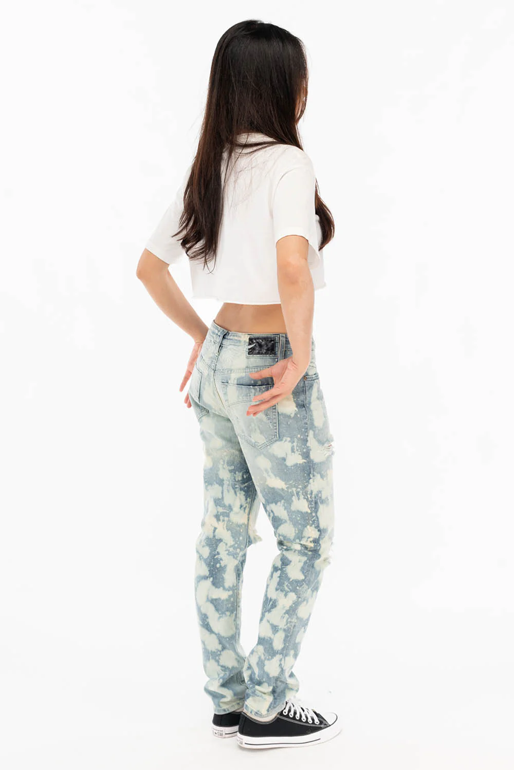 BOYFRIEND STYLE WOMENS JEANS IN MARCEL INDIGO WASH - Image 5
