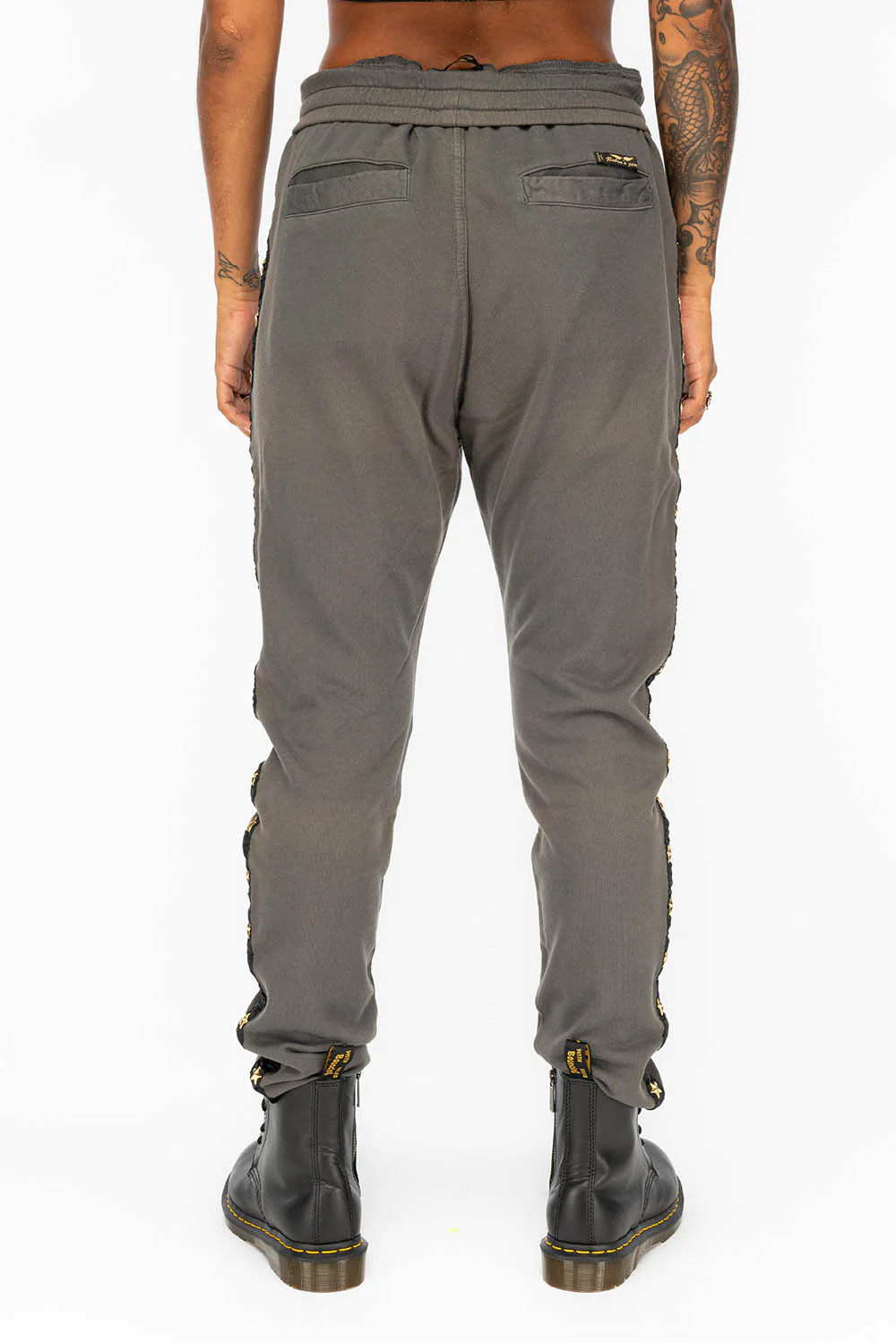 WOMENS JOGGING PANTS IN GREY CHARCOAL - Image 3