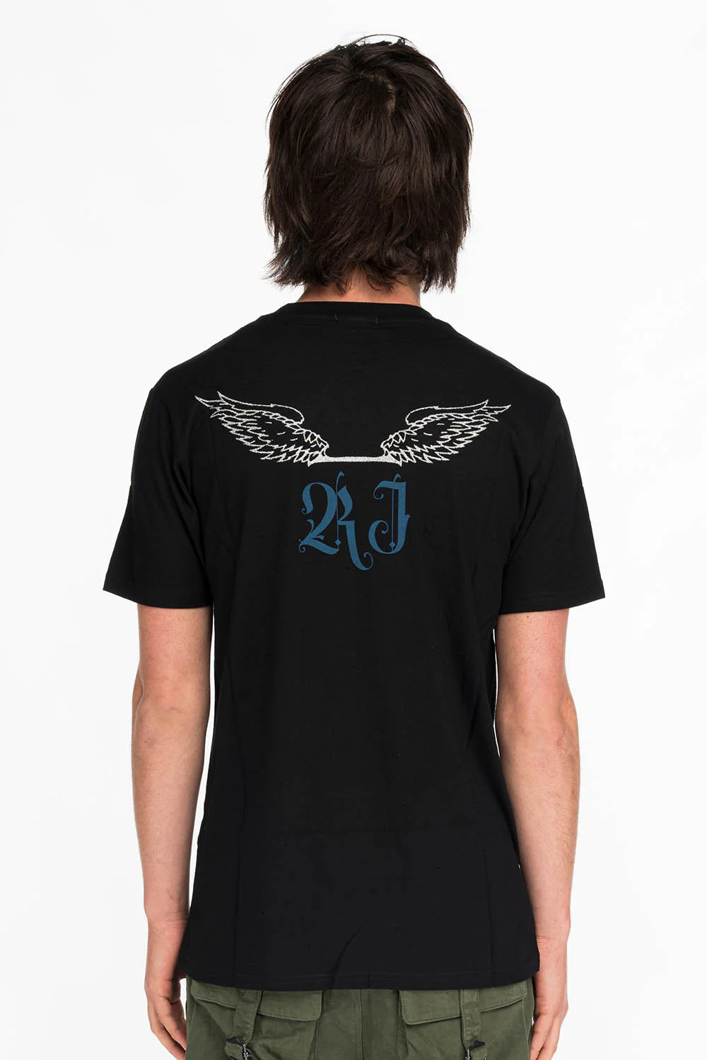 SILVER HELMET TEE IN BLACK - Image 2