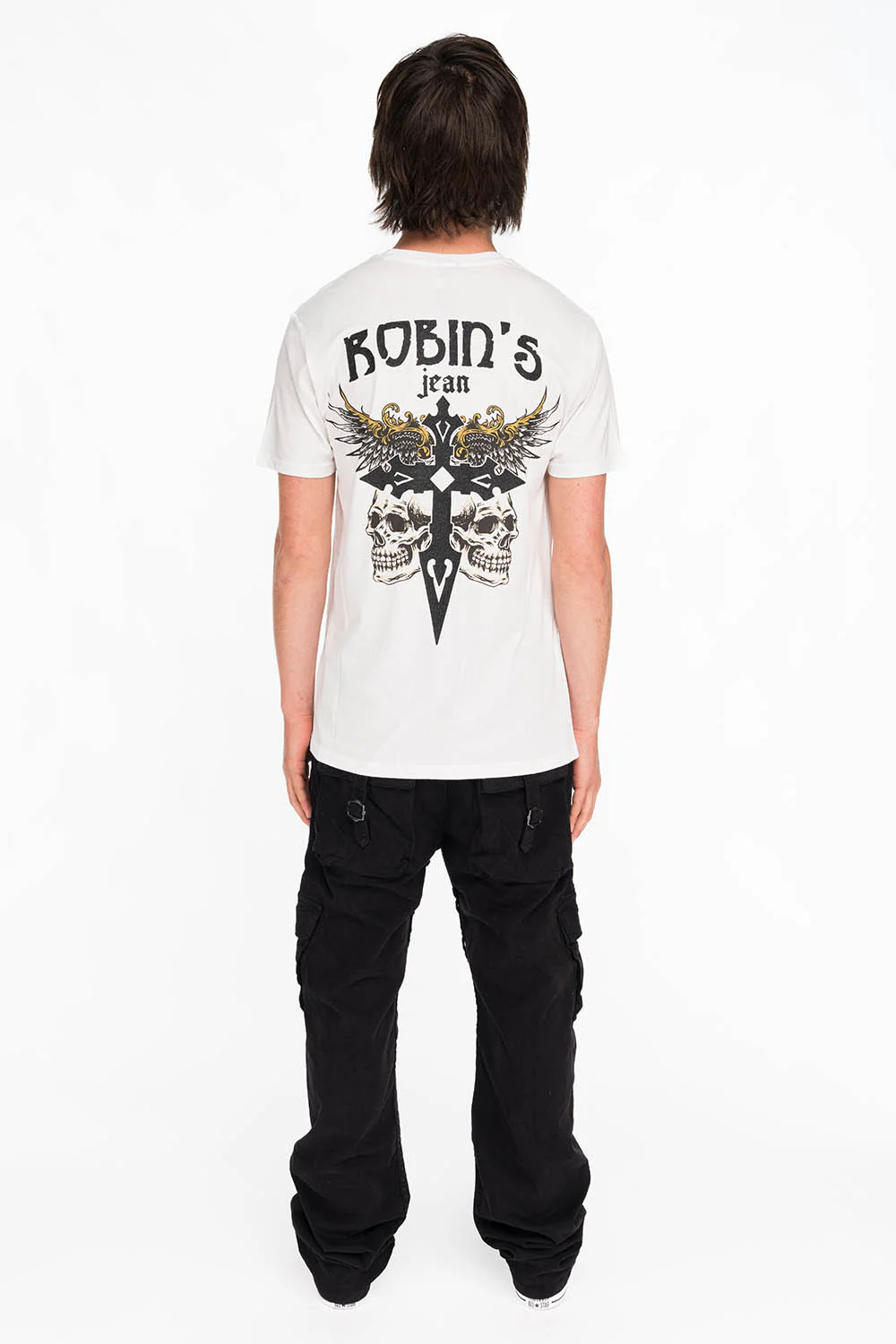 WINGS OF FATE TEE IN WHITE - Image 3