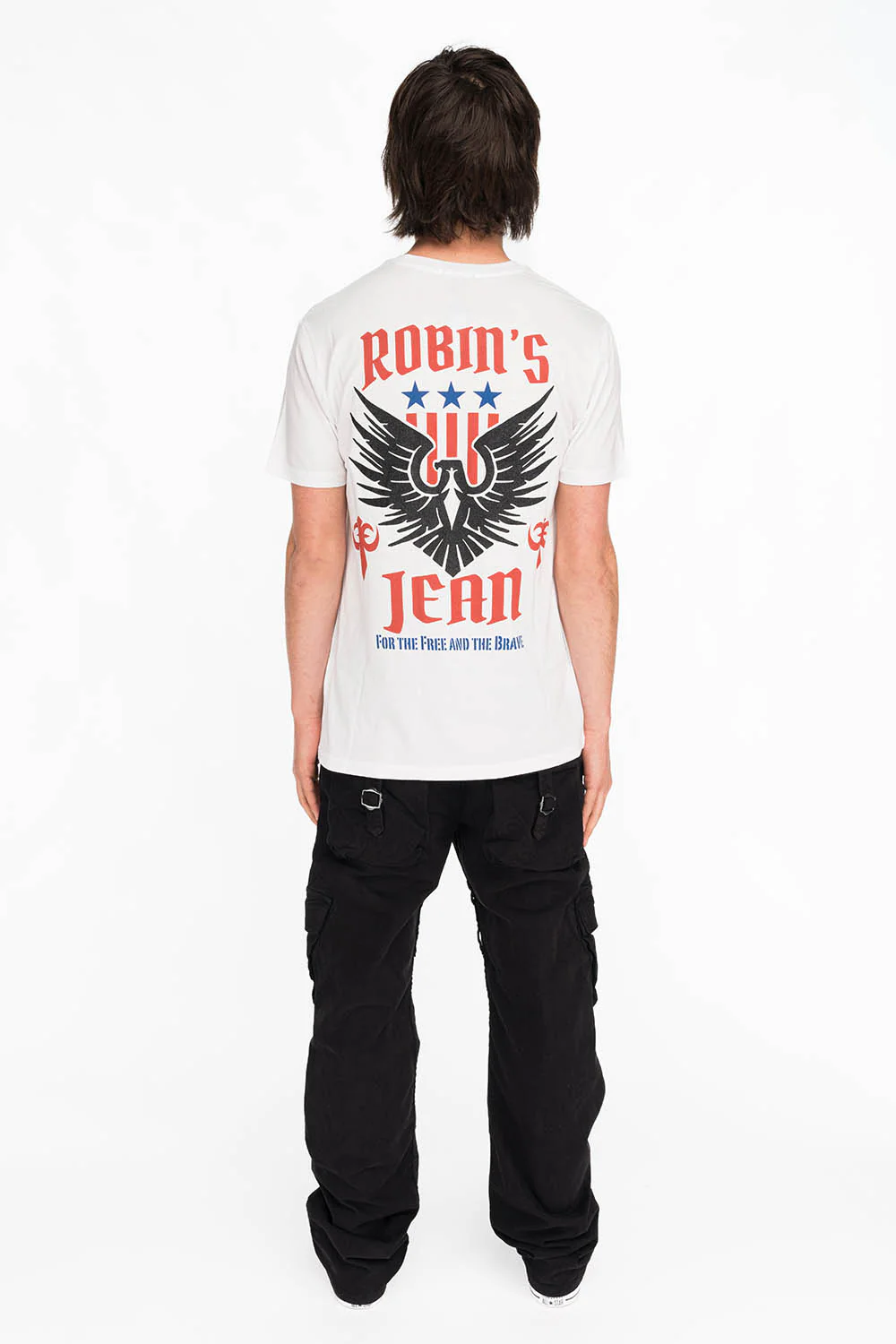 FREEDOM EAGLE TEE IN WHITE - Image 3