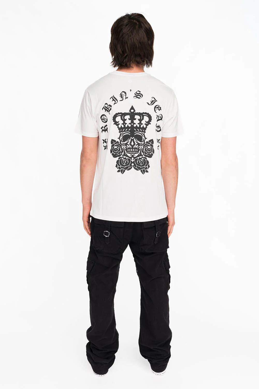 KING OF ROSES TEE IN WHITE - Image 3