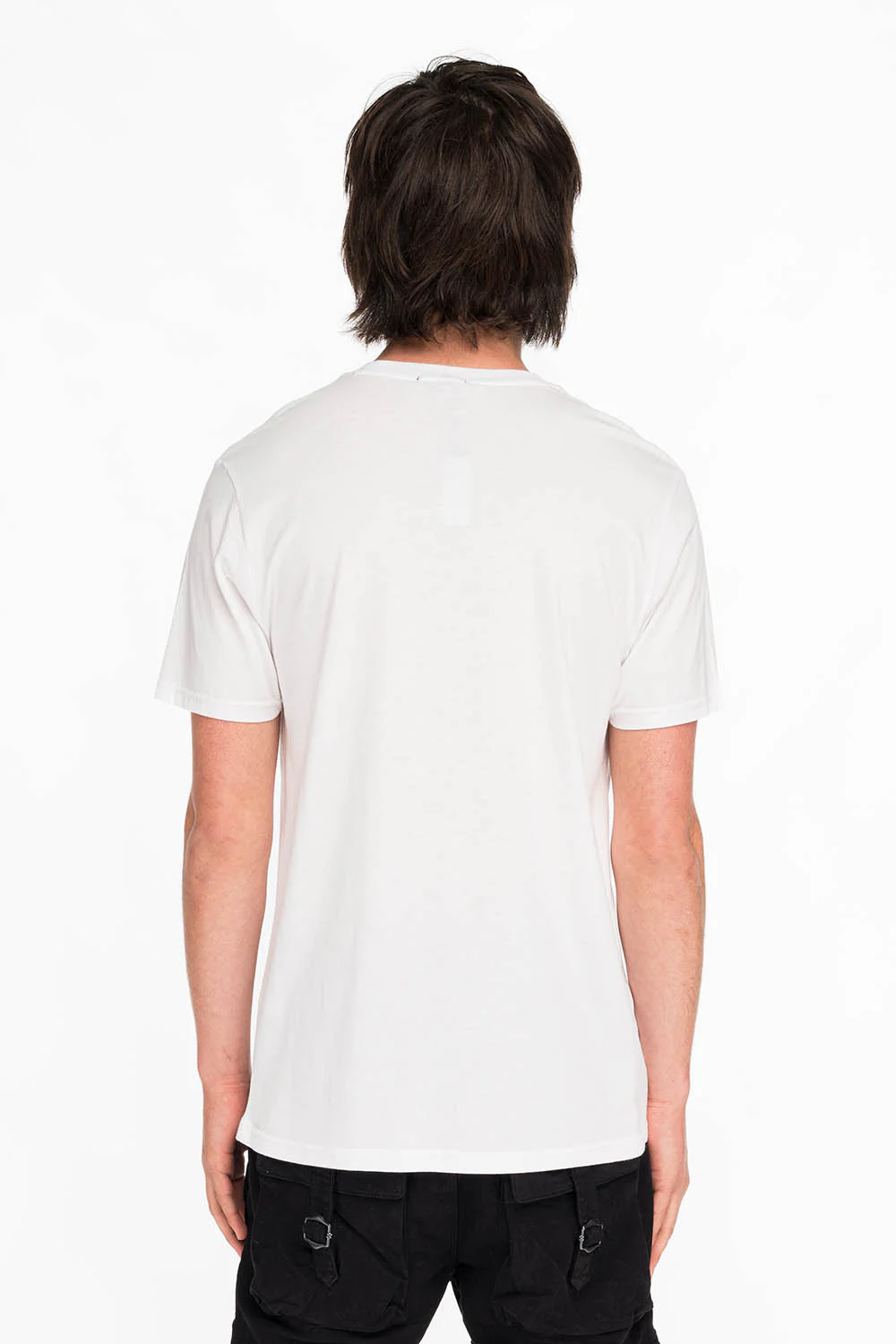 GOLD GLITTER FLEUR TEE IN WHITE - Image 2