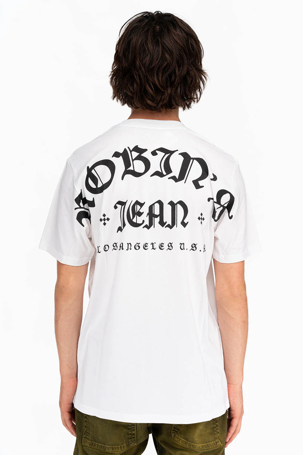 FLEUR-DE-LIS TEE IN WHITE - Image 2