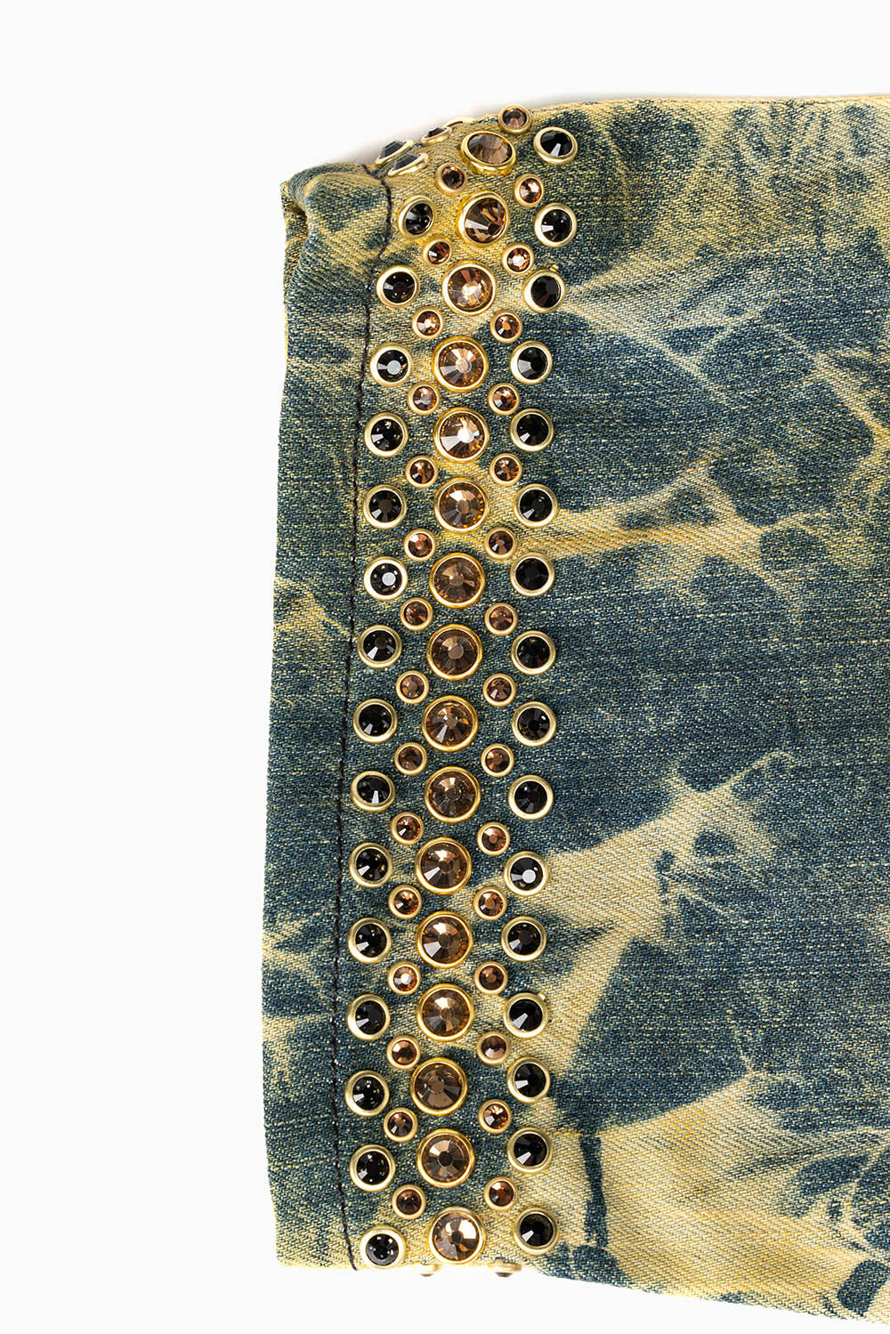 MENS SHORT WITH FLAP POCKETS IN SYDNEY BROKEN REPAIRED WASH WITH CRYSTALS - Image 4