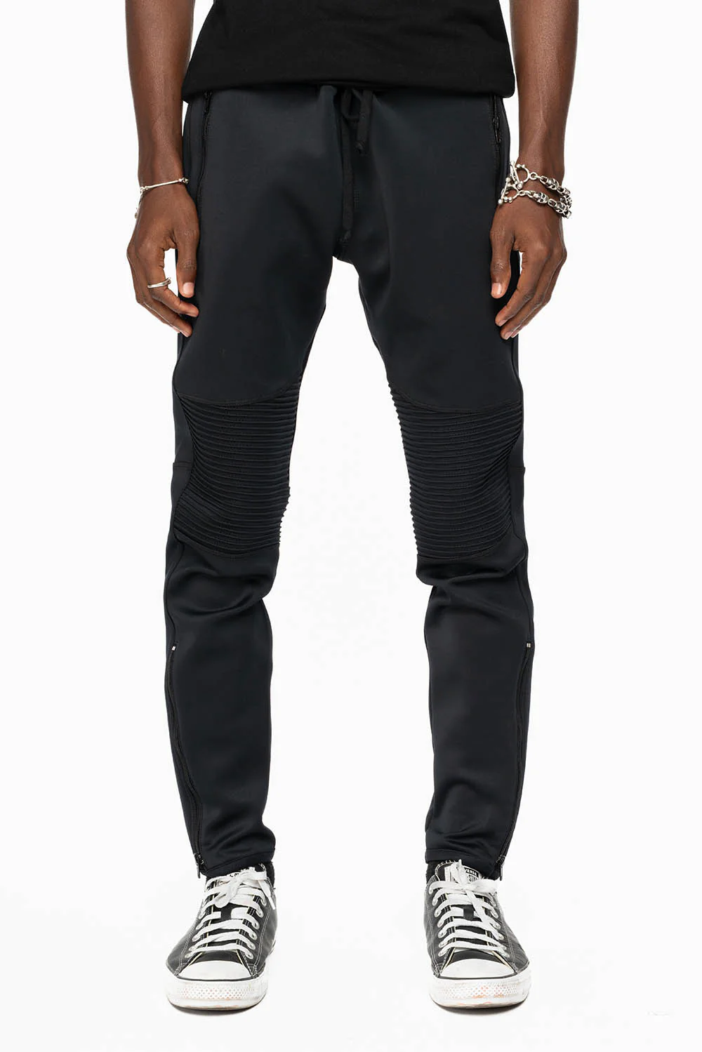 MOTO JOGGER IN BLACK - Image 3
