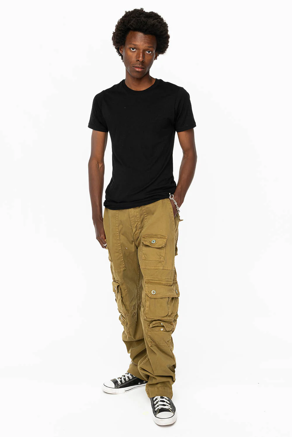 ORIGINAL ROBIN’S JEAN CALL OF DUTY CARGO PANTS IN AVOCADO WASH - Image 2