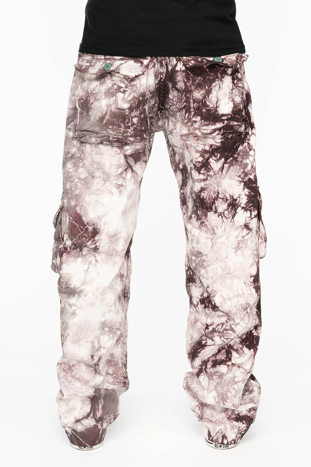 ORIGINAL ROBIN’S JEAN CALL OF DUTY CARGO PANTS IN CRYSTAL TIE DYE PURPLE - Image 9
