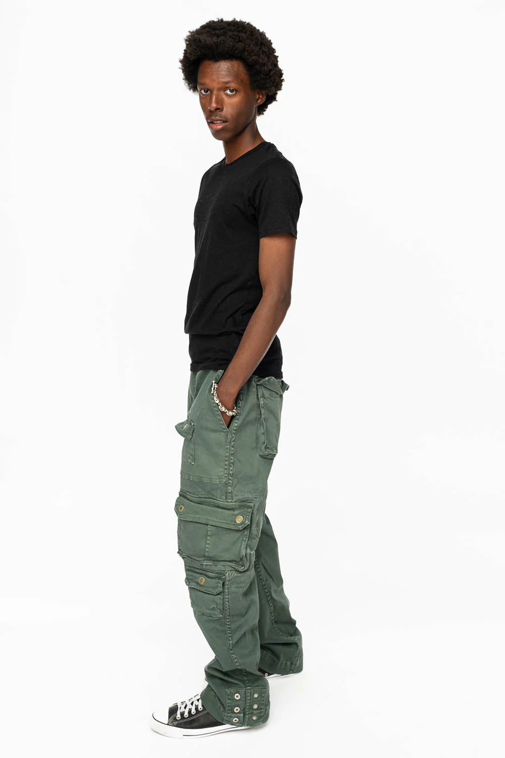 ORIGINAL ROBIN’S JEAN CALL OF DUTY CARGO PANTS IN FOREST WASH - Image 2