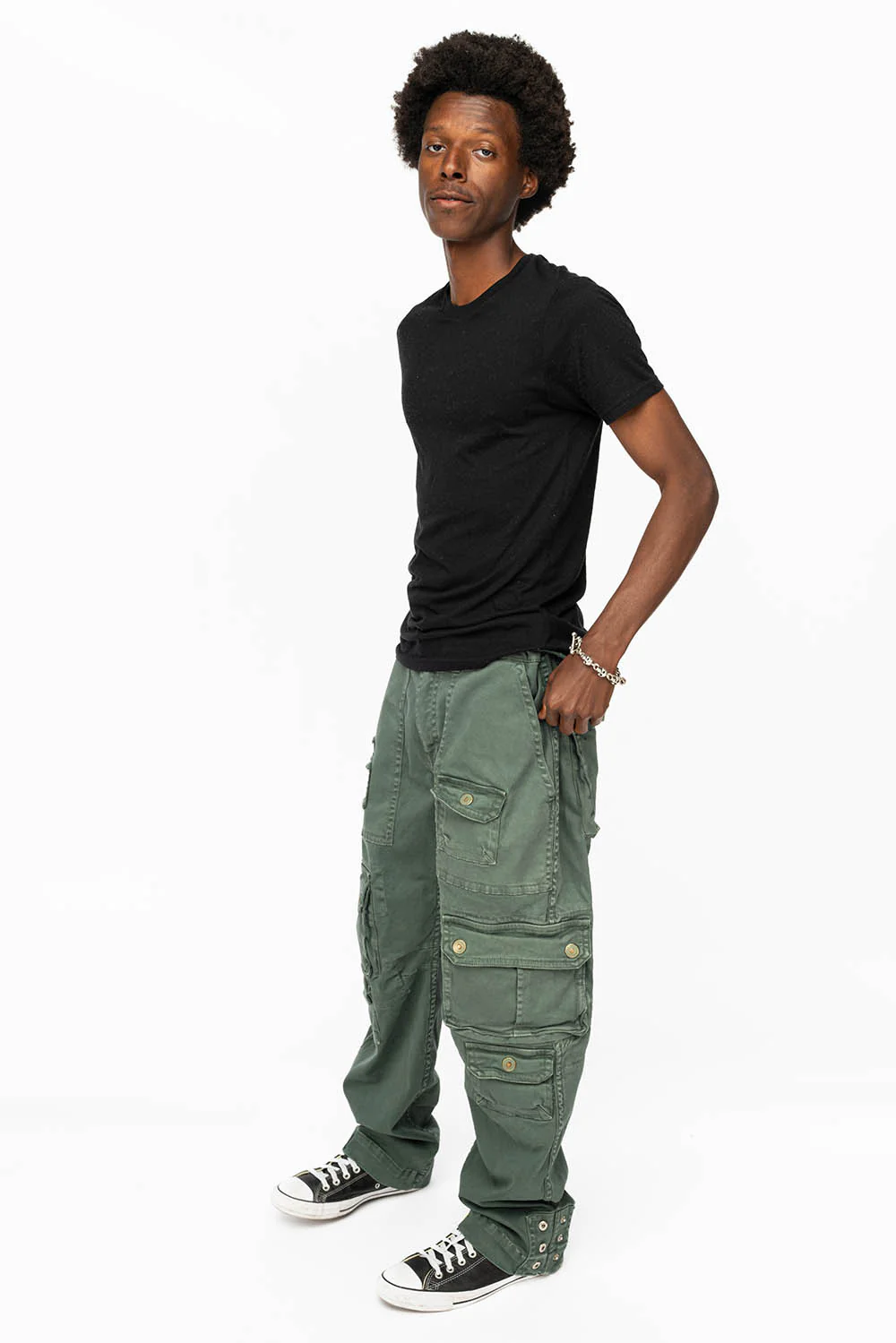 ORIGINAL ROBIN’S JEAN CALL OF DUTY CARGO PANTS IN FOREST WASH - Image 3