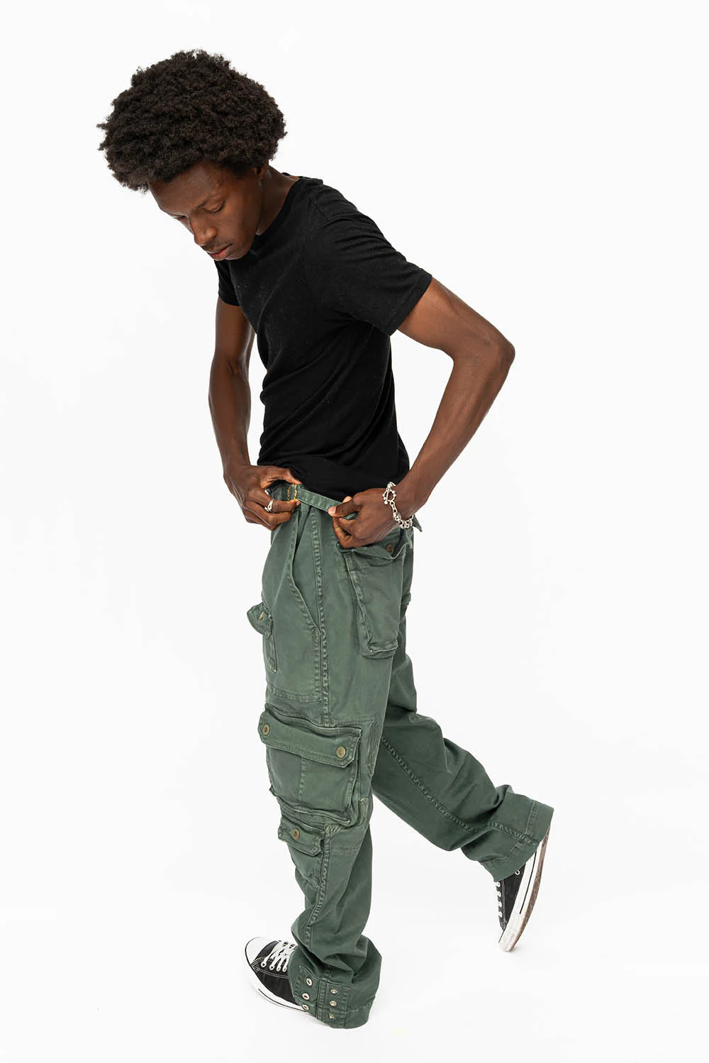 ORIGINAL ROBIN’S JEAN CALL OF DUTY CARGO PANTS IN FOREST WASH - Image 4