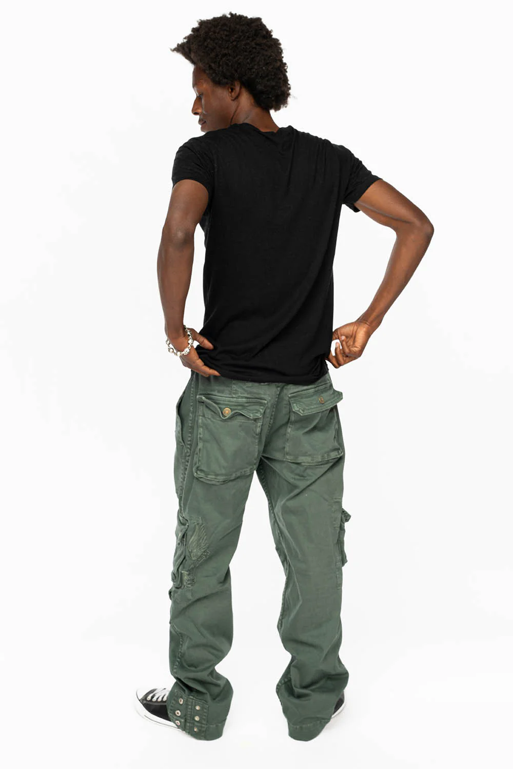 ORIGINAL ROBIN’S JEAN CALL OF DUTY CARGO PANTS IN FOREST WASH - Image 5