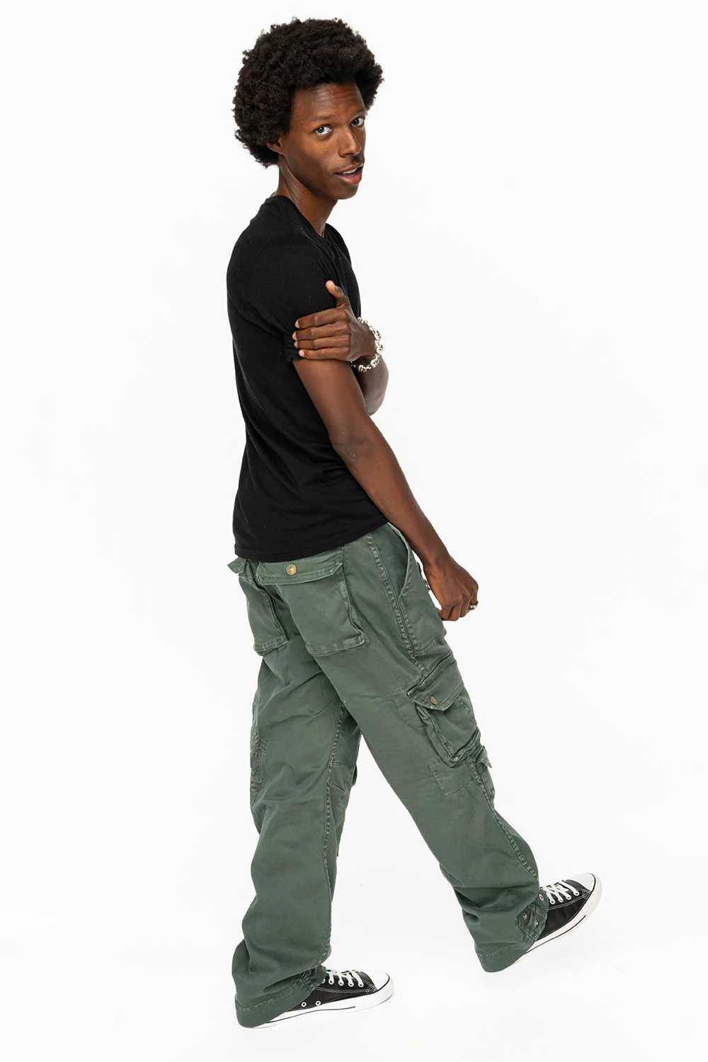 ORIGINAL ROBIN’S JEAN CALL OF DUTY CARGO PANTS IN FOREST WASH - Image 6