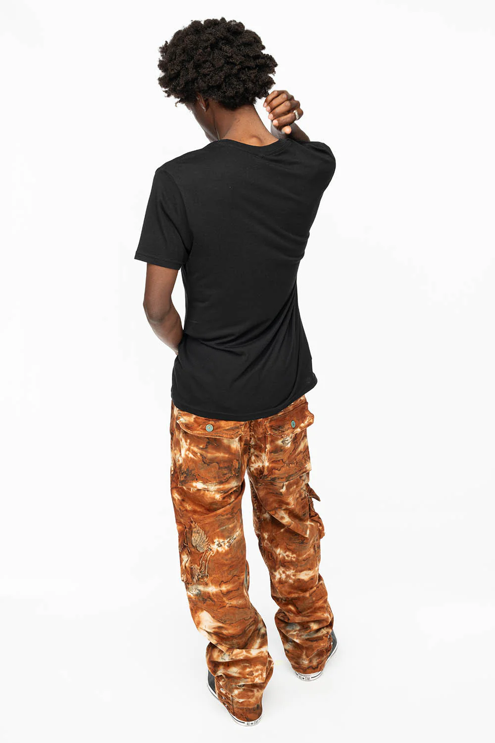 ORIGINAL ROBIN’S JEAN CALL OF DUTY CARGO PANTS IN TIE DYE MUD BROWN - Image 8