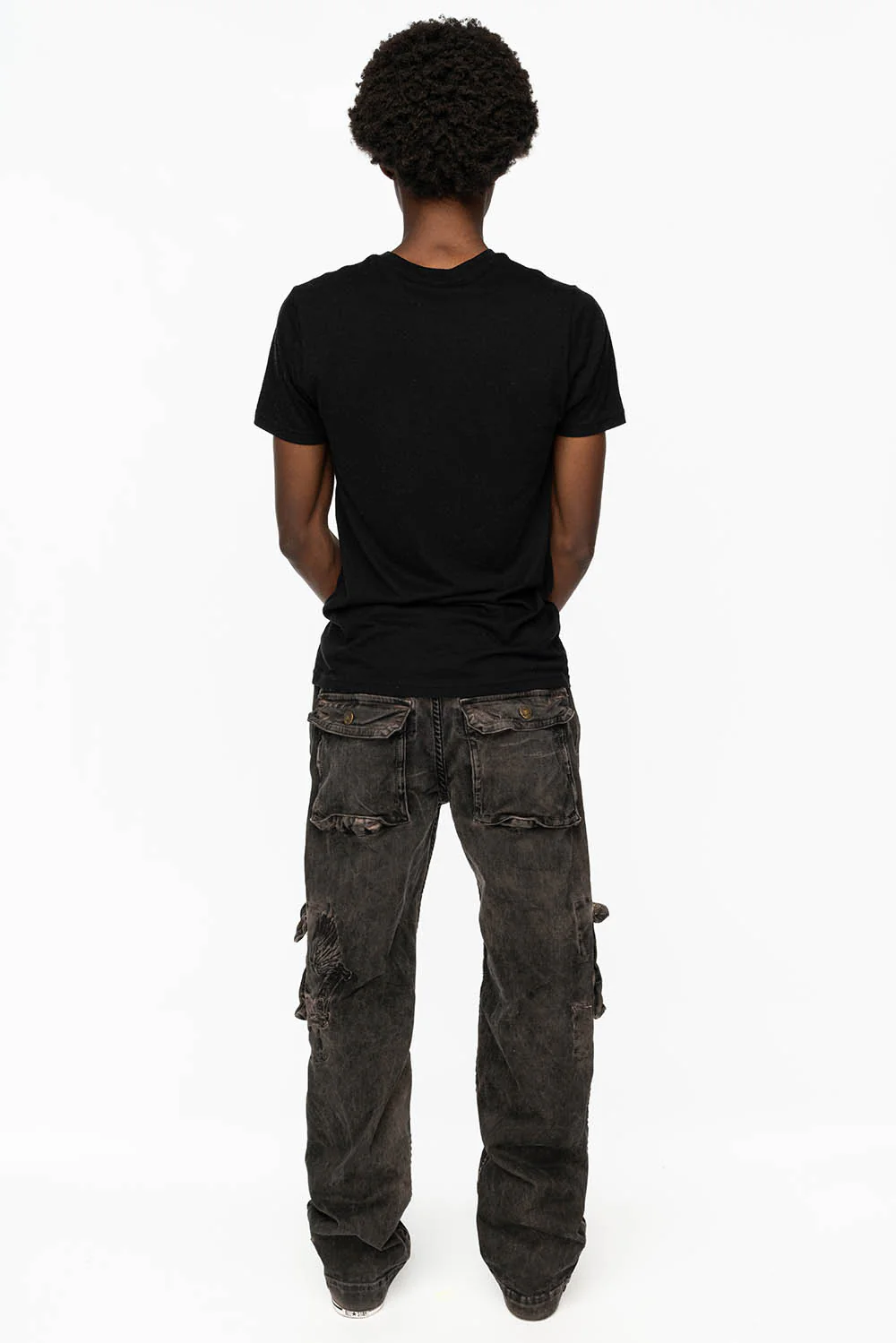 ORIGINAL ROBIN’S JEAN CALL OF DUTY CARGO PANTS IN VINTAGE CHARCOAL WASH - Image 7
