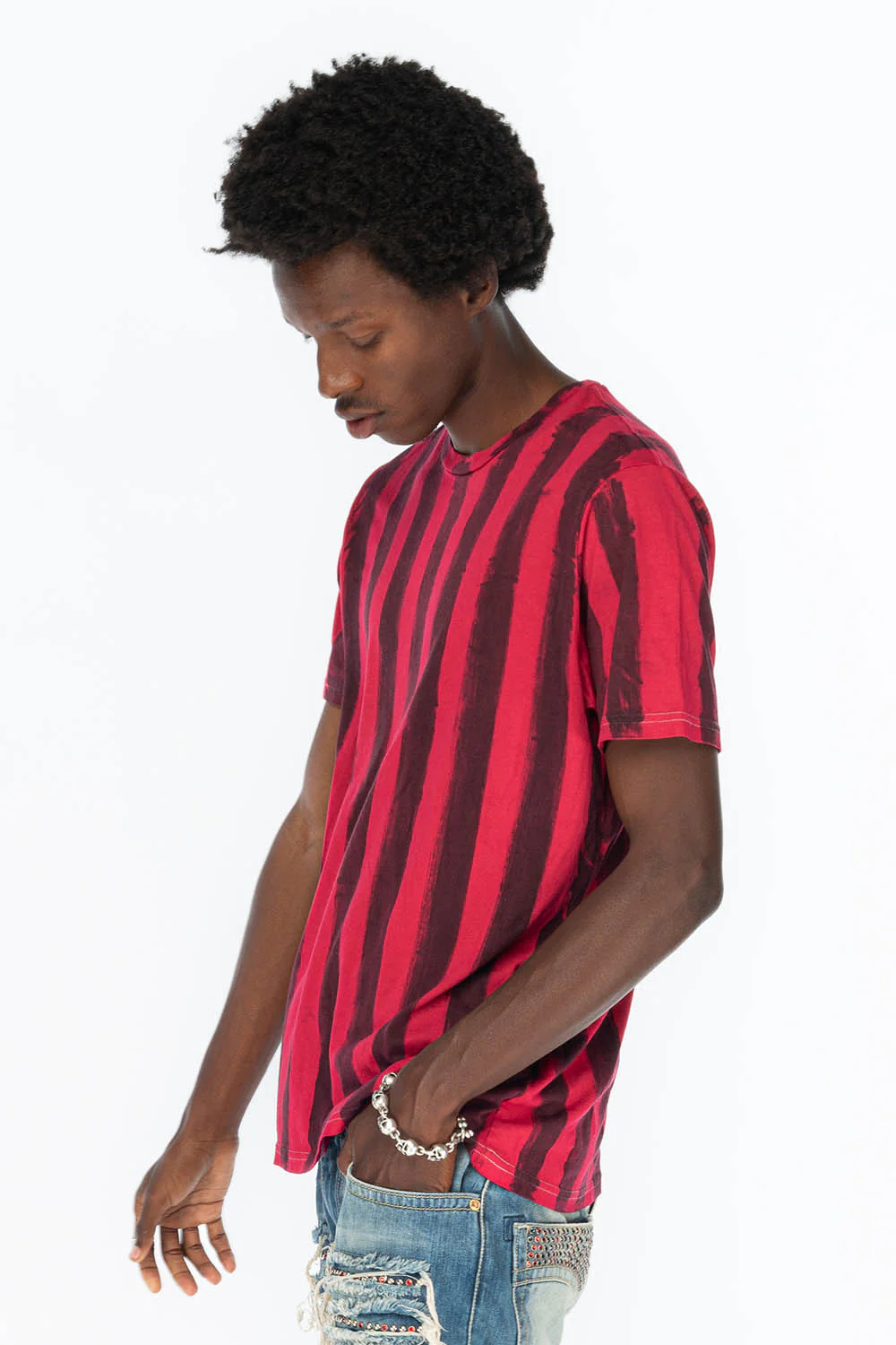 PRISONER BLACK/RED T-SHIRT  WITH RJ ALCATRAZ PRINT - Image 7
