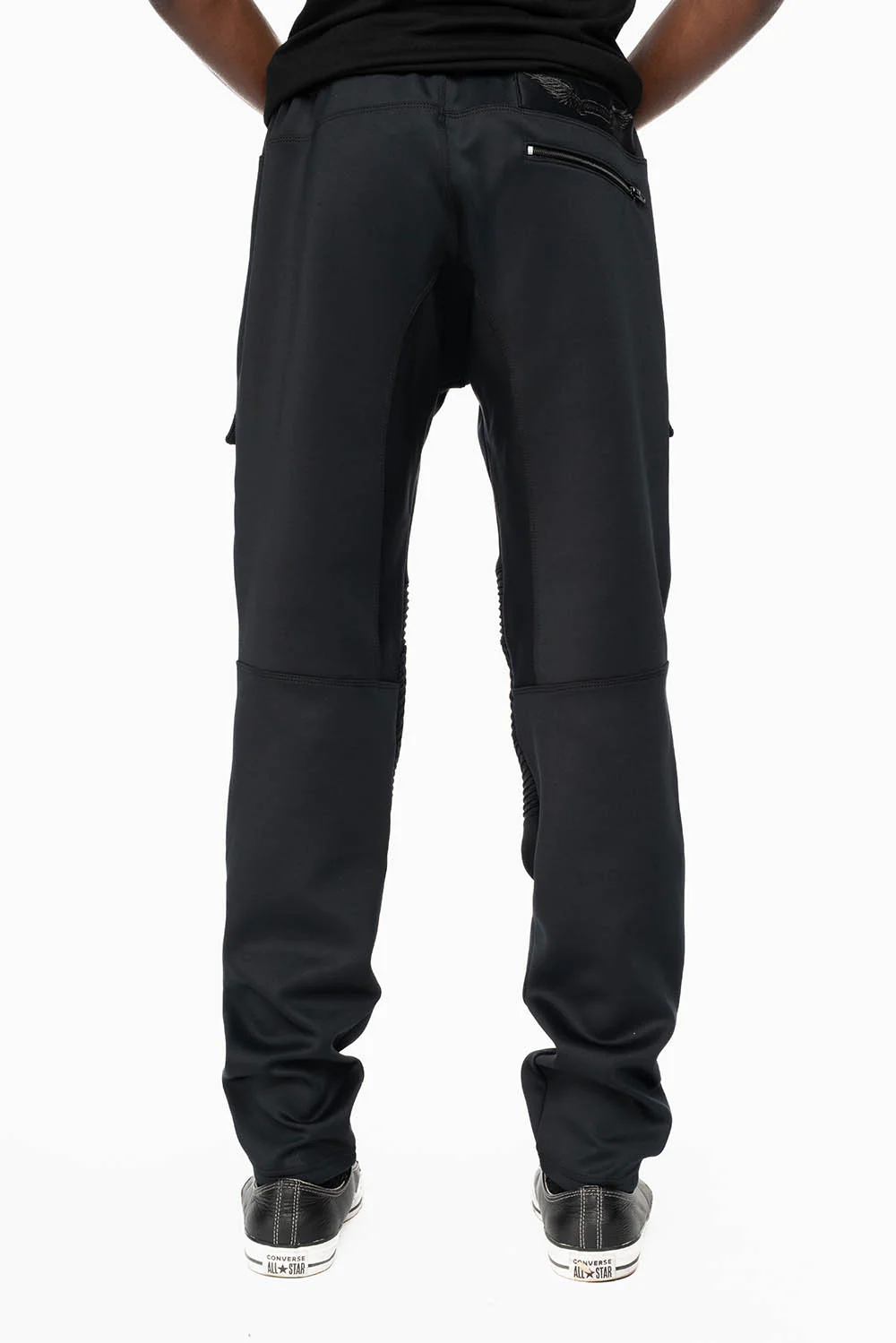 ROBIN’S BIKER JOGGER IN BLACK - Image 3