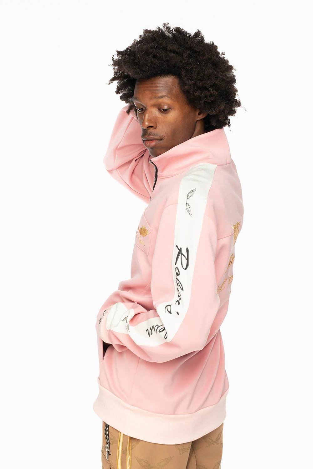 ROBIN’S TEAM TRACK JACKET IN PINK - Image 2