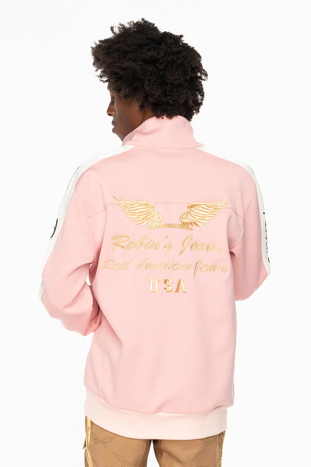 ROBIN’S TEAM TRACK JACKET IN PINK - Image 3