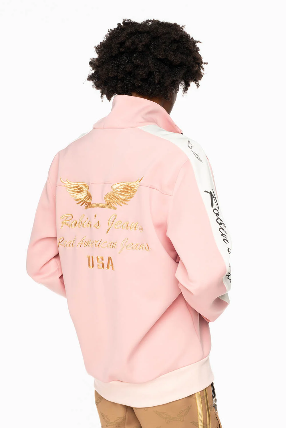ROBIN’S TEAM TRACK JACKET IN PINK - Image 4