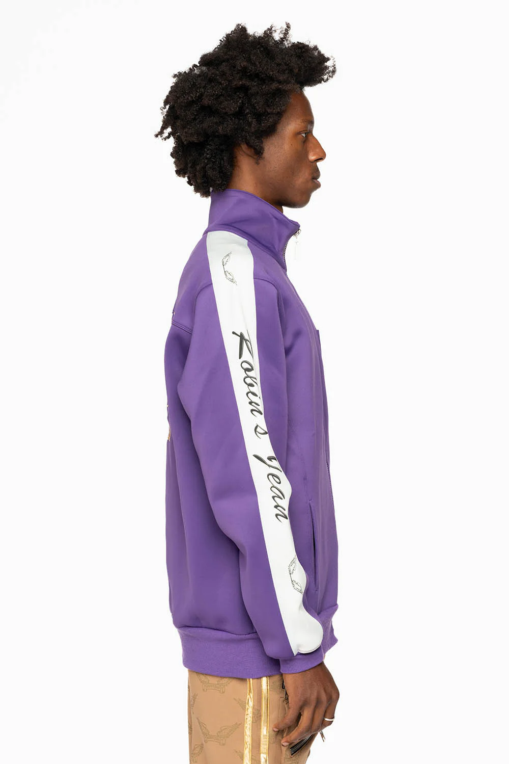 ROBIN’S TEAM TRACK JACKET IN PURPLE - Image 4