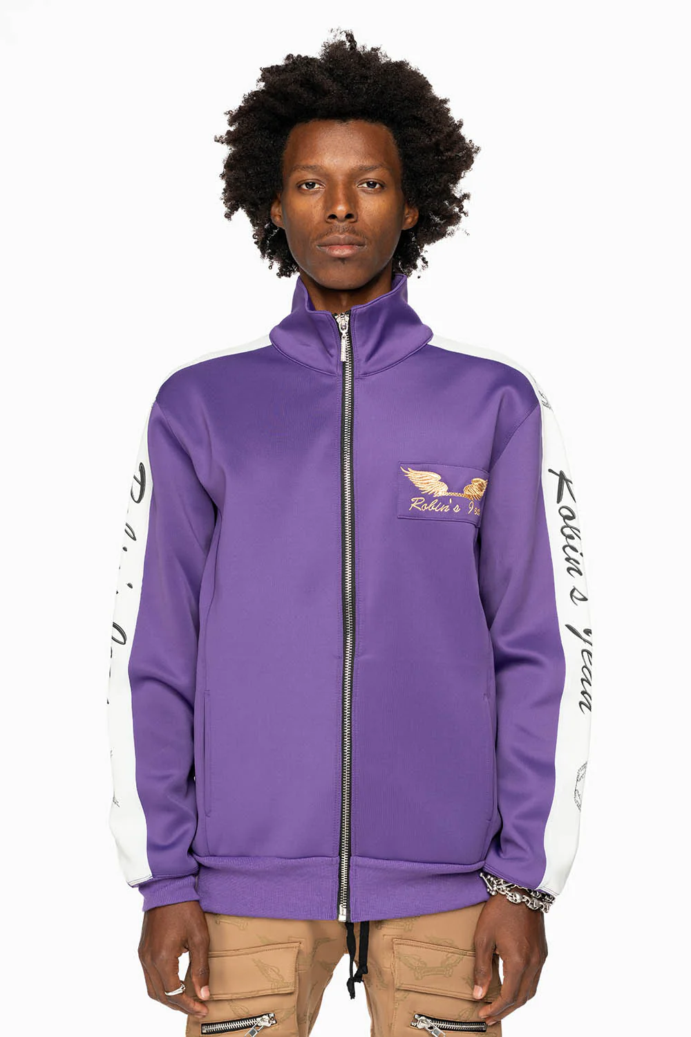 ROBIN’S TEAM TRACK JACKET IN PURPLE - Image 5