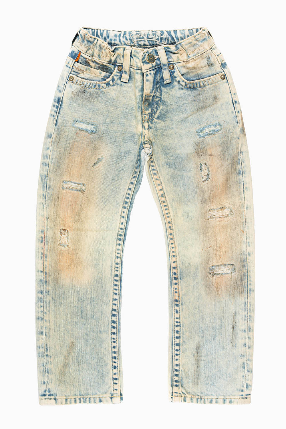 ROBINS KIDS CLASSIC 5 POCKET STRAIGHT LEG JEANS IN VAGABOND WASH - Image 2