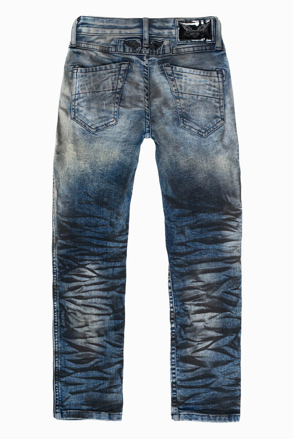 ROBINS KIDS MOTO-BIKER JEANS IN D WASH BLK WASH - Image 2