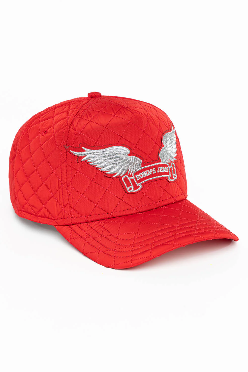 ROBINS QUILTED CAP IN RED - Image 2