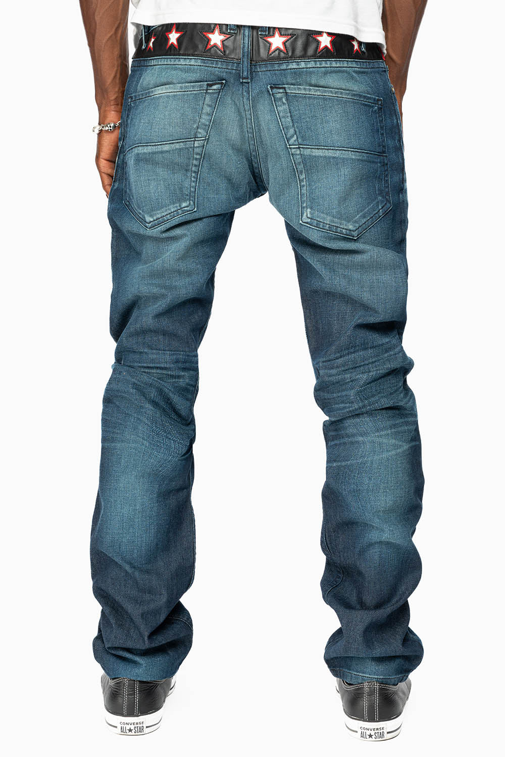 ROBINS RED LABEL SLIM JEANS IN DARK BLUE - Image 2