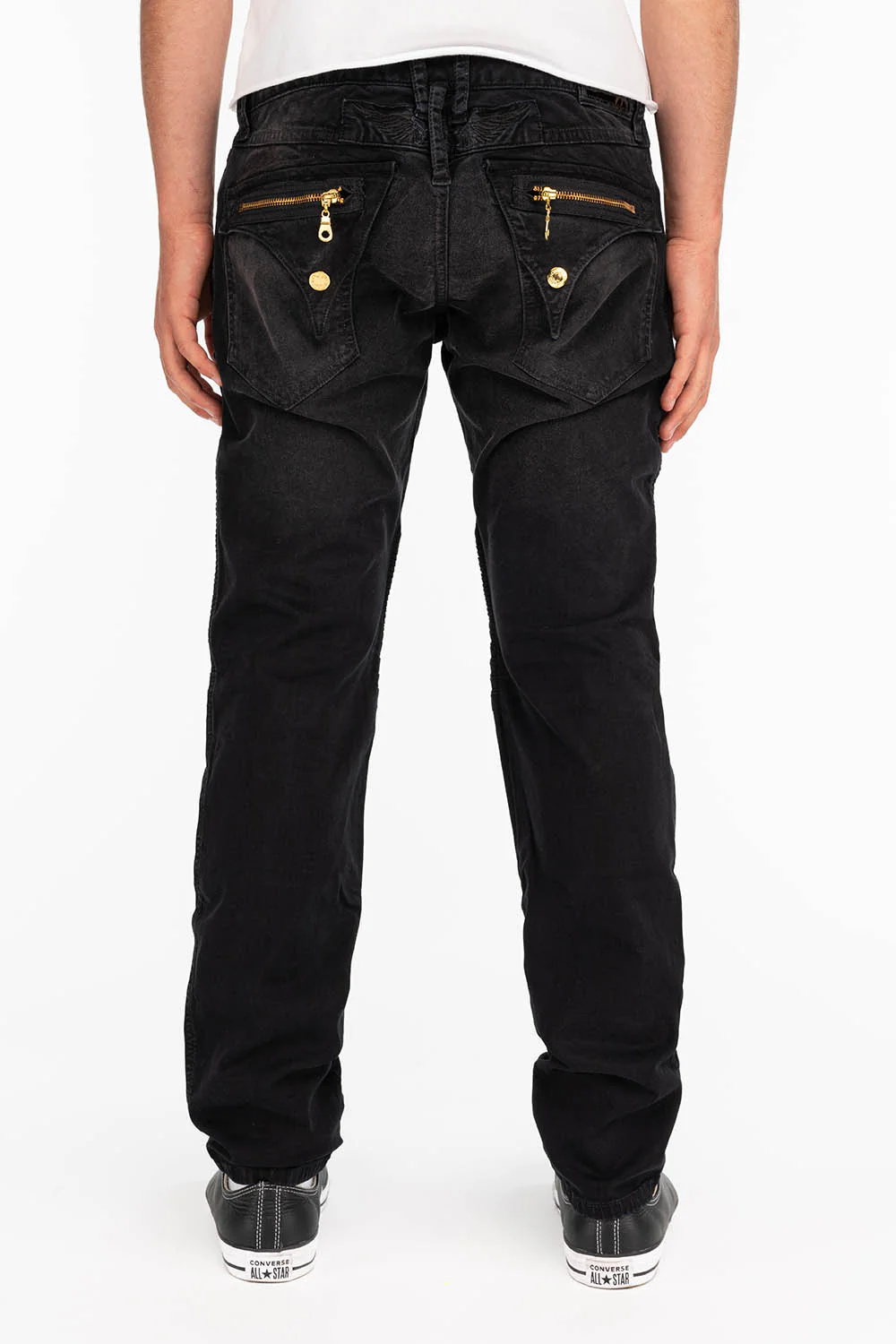 LONG FLAP BIKER IN ANTIQUE BLACK - Image 3