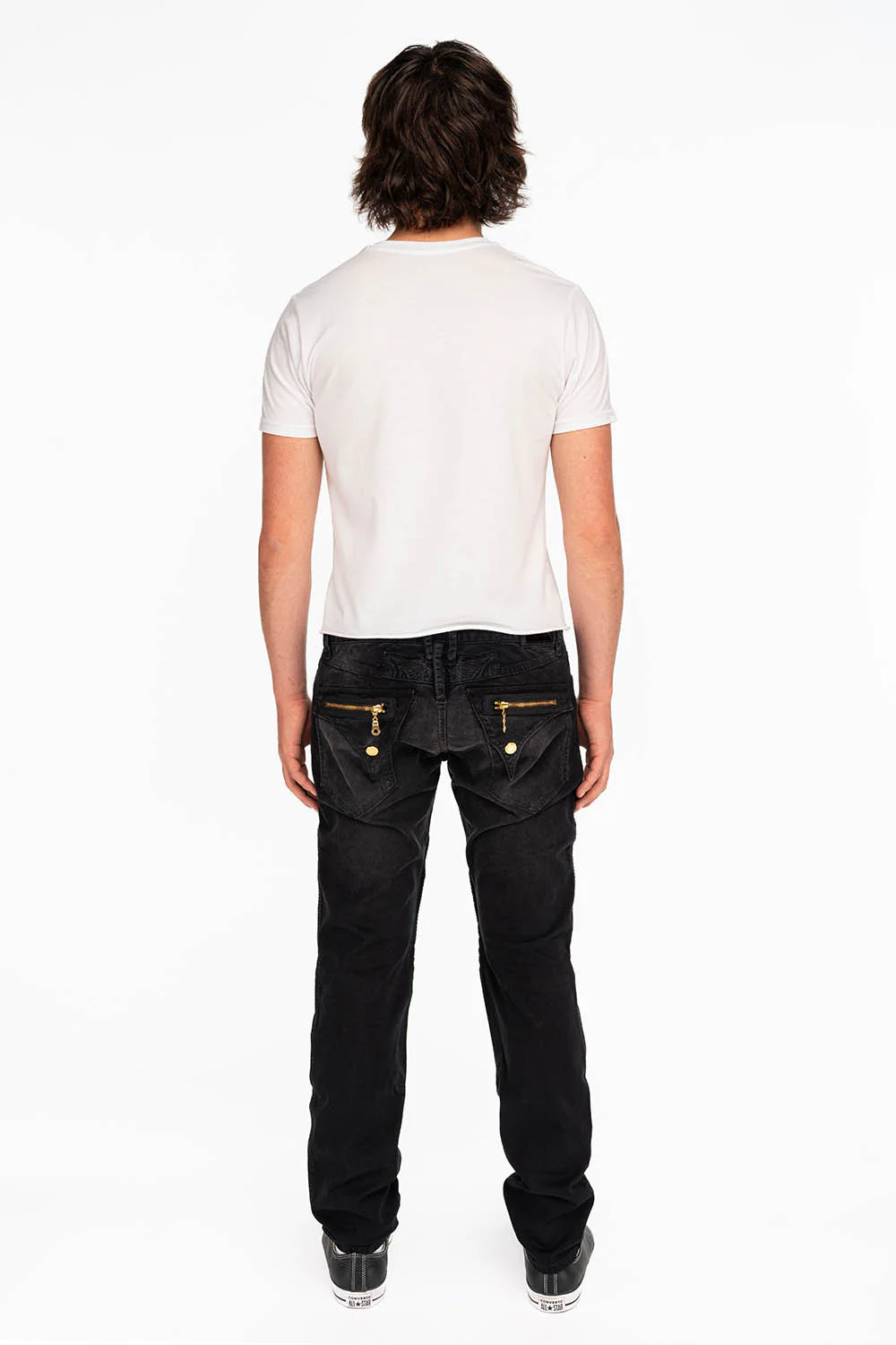 LONG FLAP BIKER IN ANTIQUE BLACK - Image 5