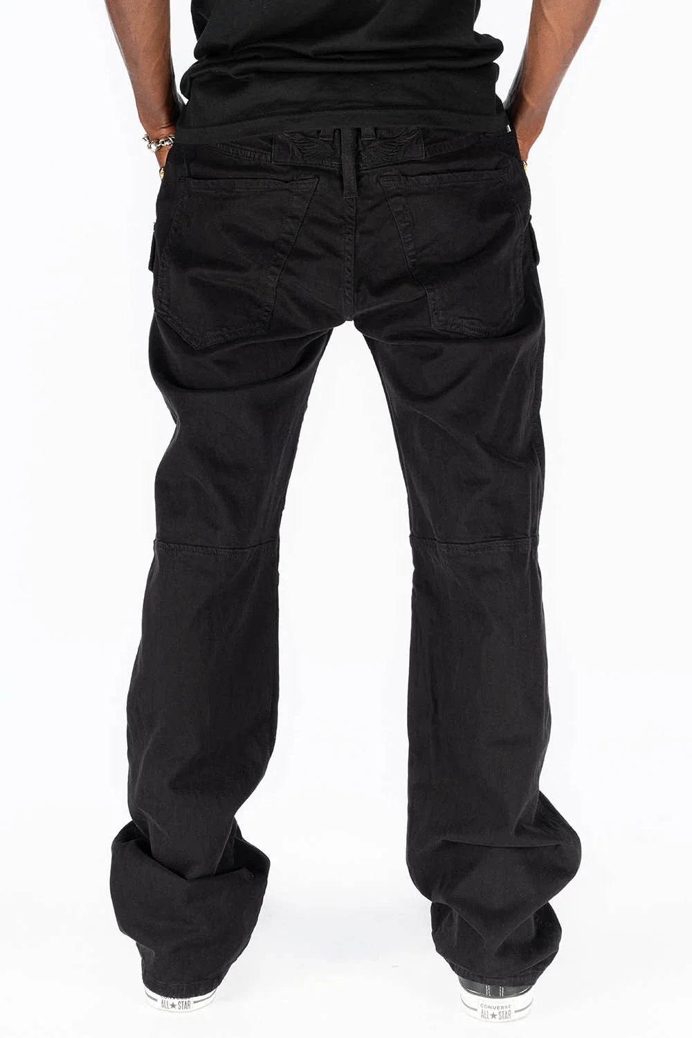 BOMBER POCKET PANTS IN BLACK - Image 3