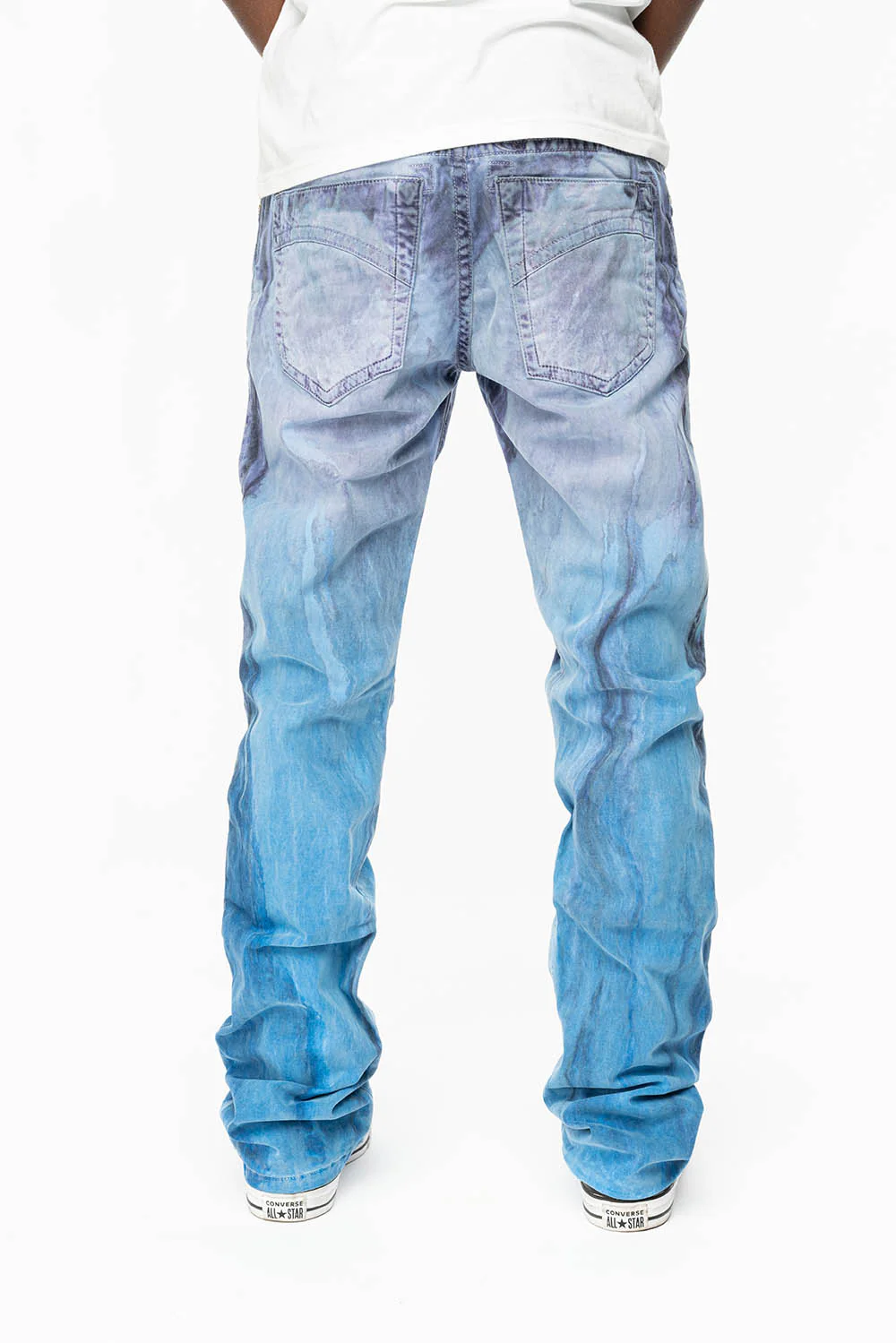 CLASSIC 5 POCKET  STRAIGHT  LEG JEANS  IN FIRE BLUE - Image 4