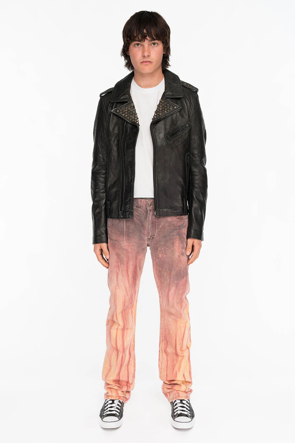 CLASSIC 5 POCKET STRAIGHT LEG JEANS IN FIRE YELLOW - Image 4