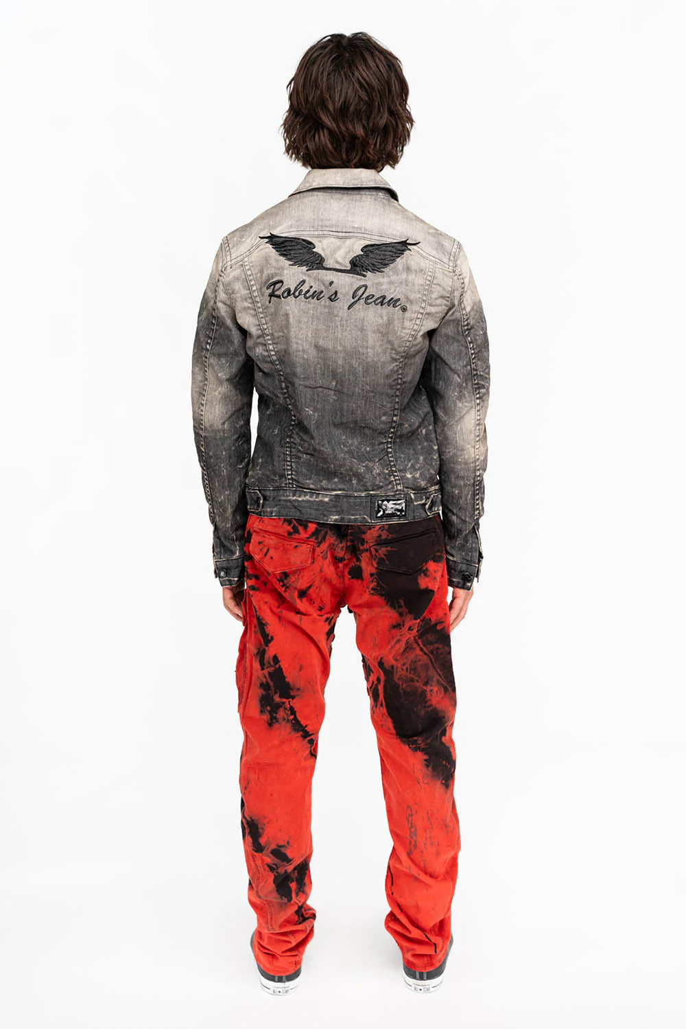 TECHNIQUE CARGO IN TIE DYE BLACK AND RED - Image 5