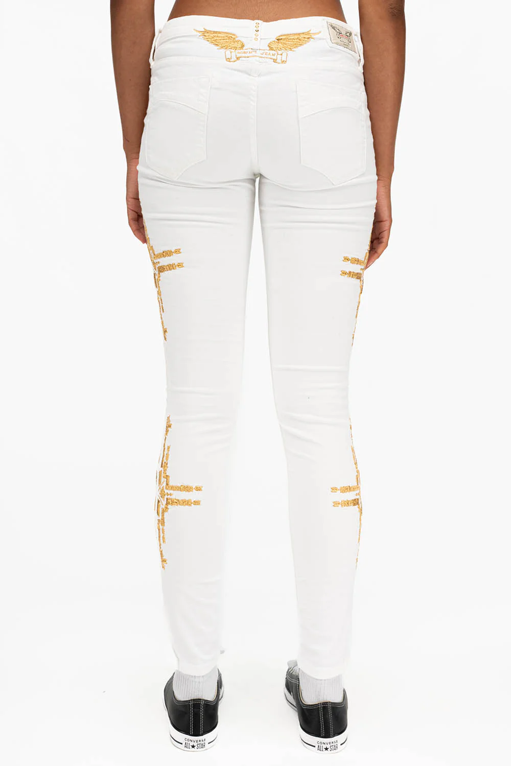 MARILYN SKINNY IN CHAPA WHITE - Image 3